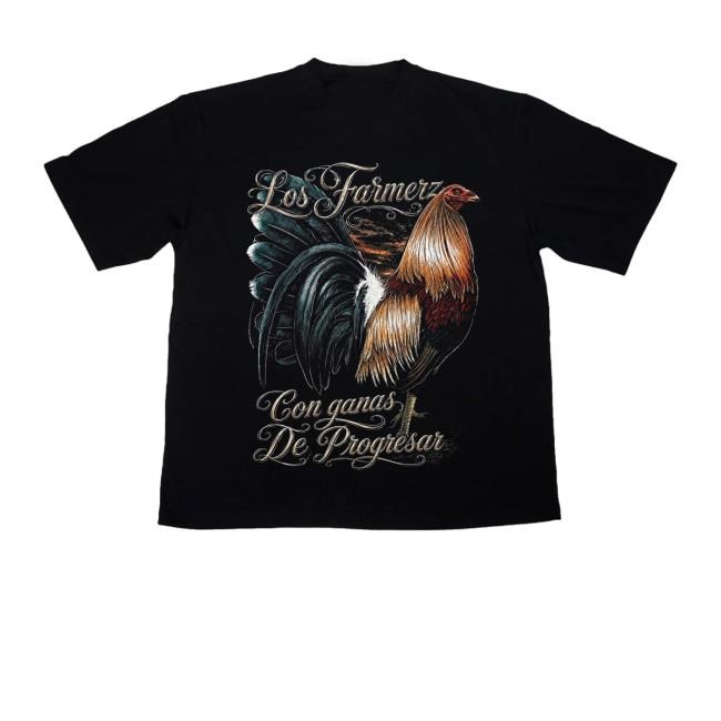 Rancho Humilde Store Merch Los Farmerz Con Ganas De Progresar Tee