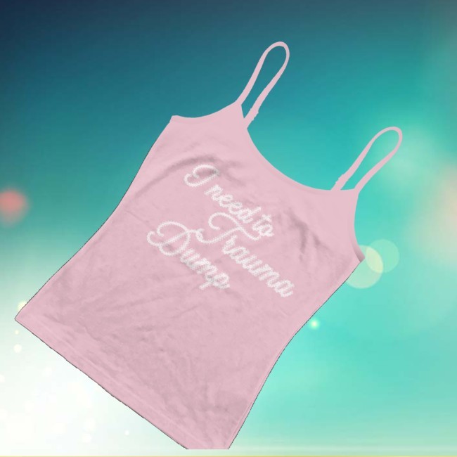 Melanie Martinez Merch Store Trauma Dump Spaghetti Strap Lace Tank