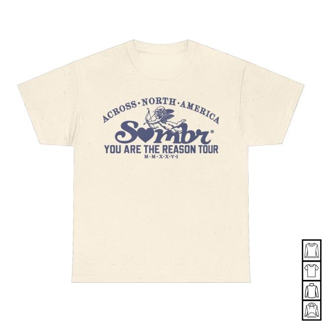 Sombr Tour Merch Shop Across North America Tour Dates Exclusive T Shirts