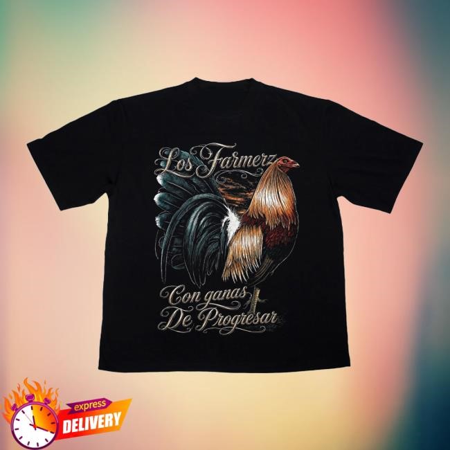 Rancho Humilde Store Merch Shop Los Farmerz Con Ganas De Progresar Tee