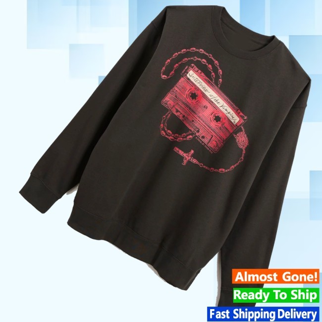 Out Of Print Merch Shop Interview With The Vampire Cassette Tape Unisex Sweatshirt