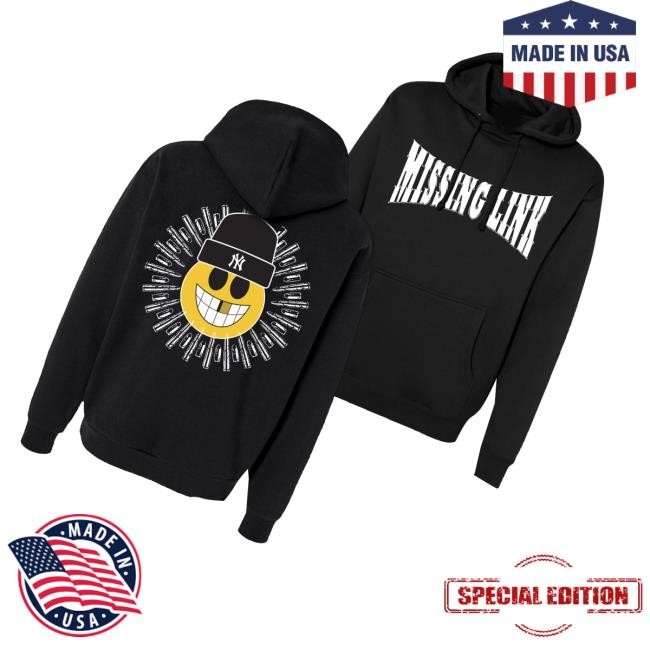 Closed Casket Activities Merch Shop Missing Link Smiley Black Hoodie