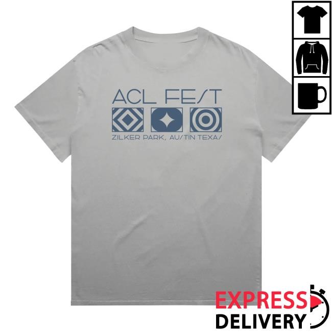 Acl Music Festival Store Merch Shop Flags Lineup Shirts