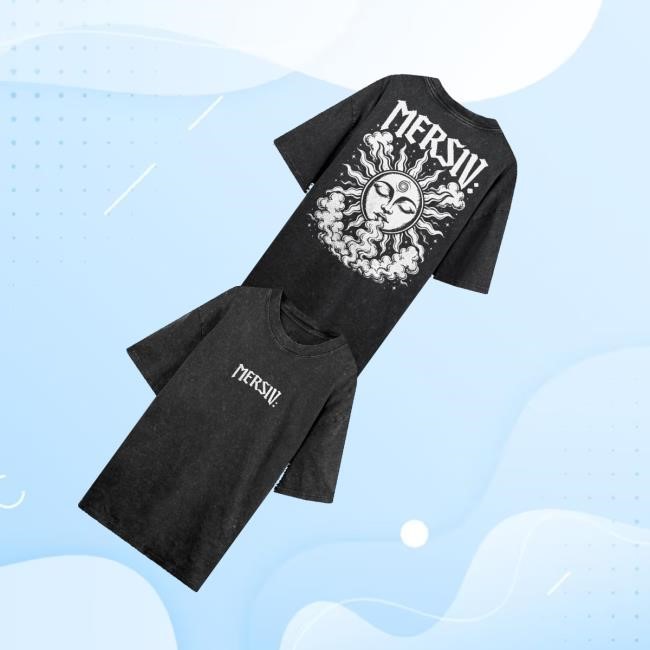 Mersiv Shop Merch Mersiv Breath Tee Stone Wash