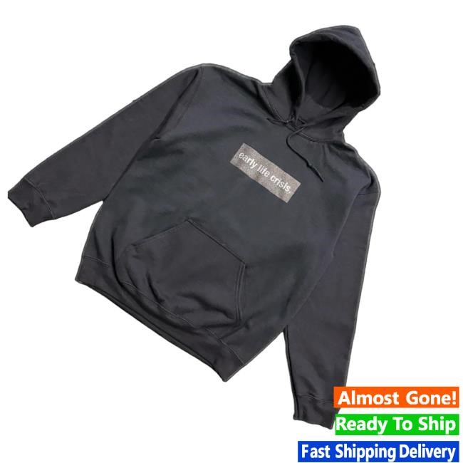 Nettspend Store Merch Early Life Crisis Elc Bogo Glitter Pullover Black