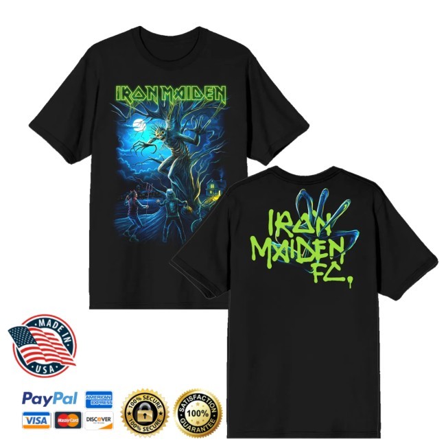 Iron Maiden Merch Store Fear Of The Dark Halloween Fc Tee